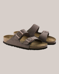 Sandali Arizona Unisex Narrow Fit Birko-Flor Nubuck Mocca 0151183 Birkenstock