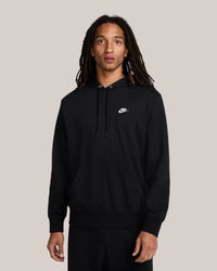 Nike Club Felpa Uomo Nero/Nero/Bianco FN3866-010