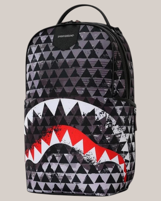 Sprayground 910B8885NSZ Shark Triangles Backpack angolato