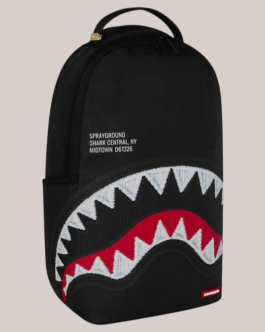Sprayground 910B9629NSZ backpack black shark angled