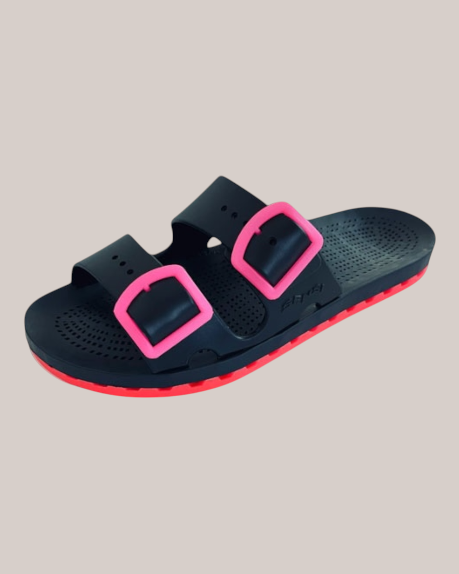 Sandali Donna La Jolla Black Fluo 4153/BF Fuxia Sensi