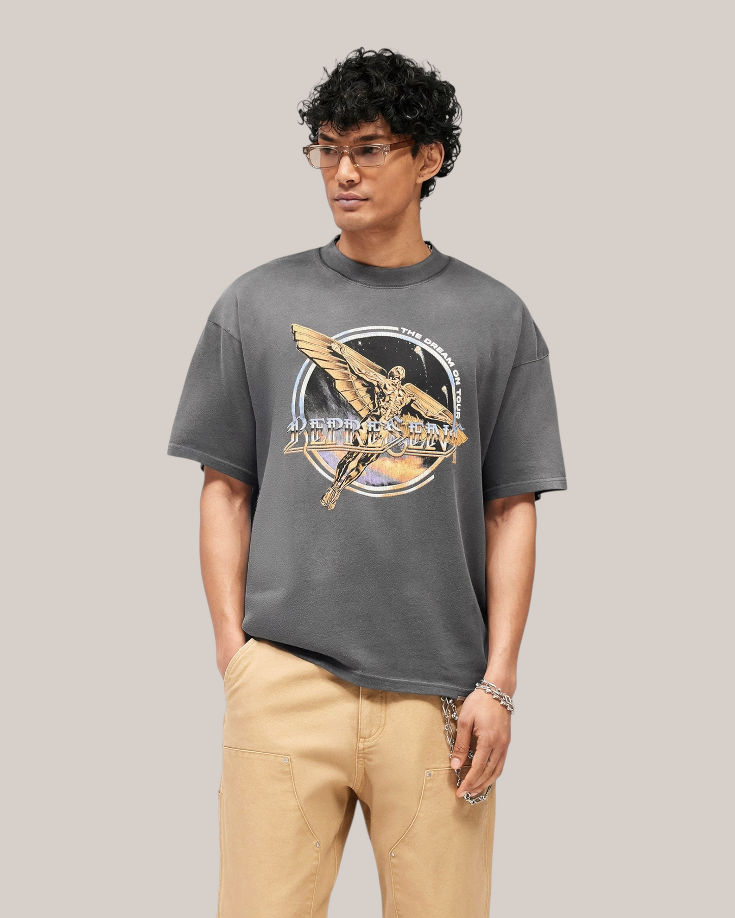 T-Shirt Golden Tour Sun Fade Grey MLM100823-46 Represent