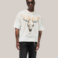 T-Shirt British Cowboy Washed Ecru MLM100592-30 Represent