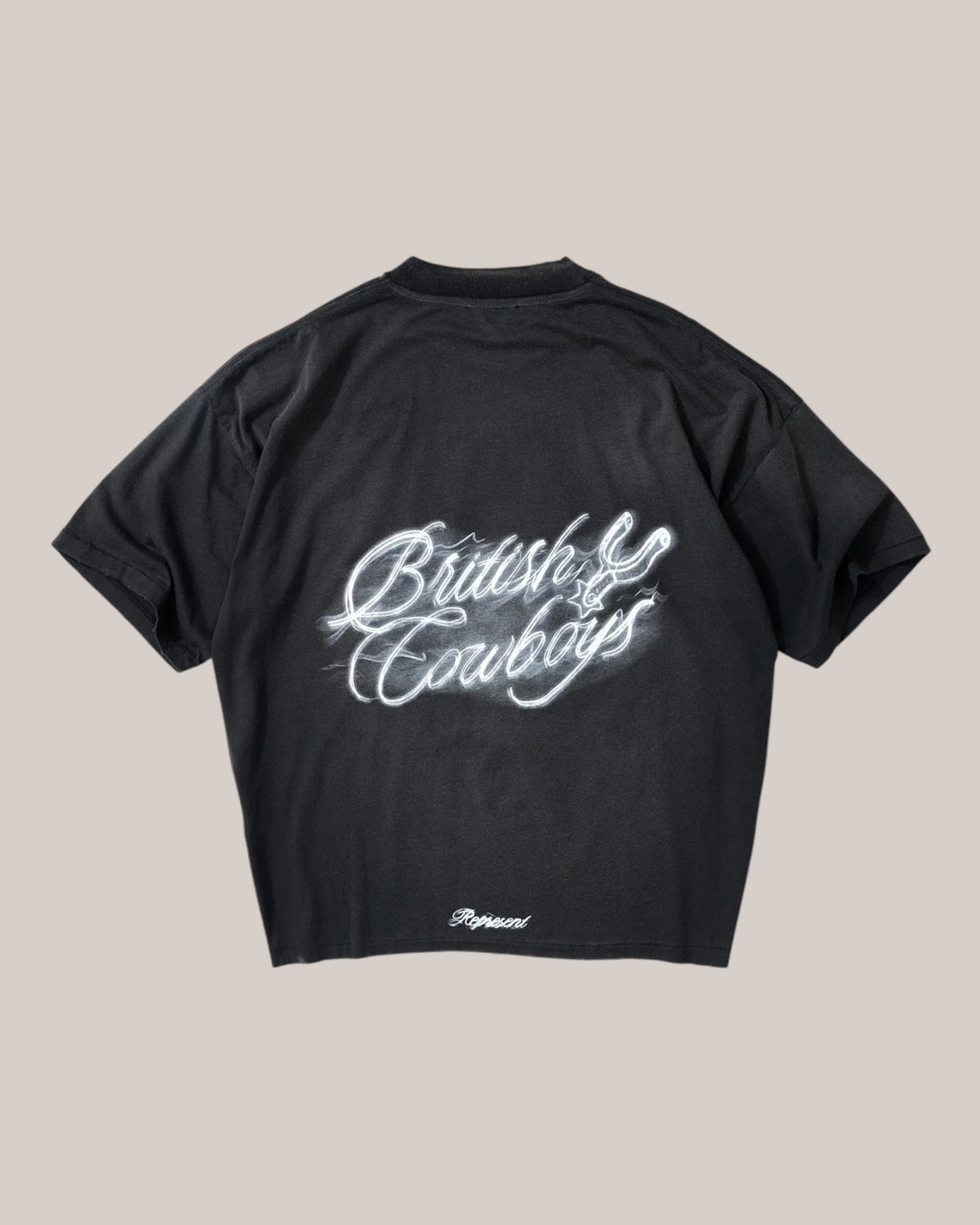 T-Shirt British Cowboy Stained Black MLM100592-04 Represent