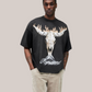T-Shirt British Cowboy Stained Black MLM100592-04 Represent