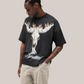 T-Shirt British Cowboy Stained Black MLM100592-04 Represent