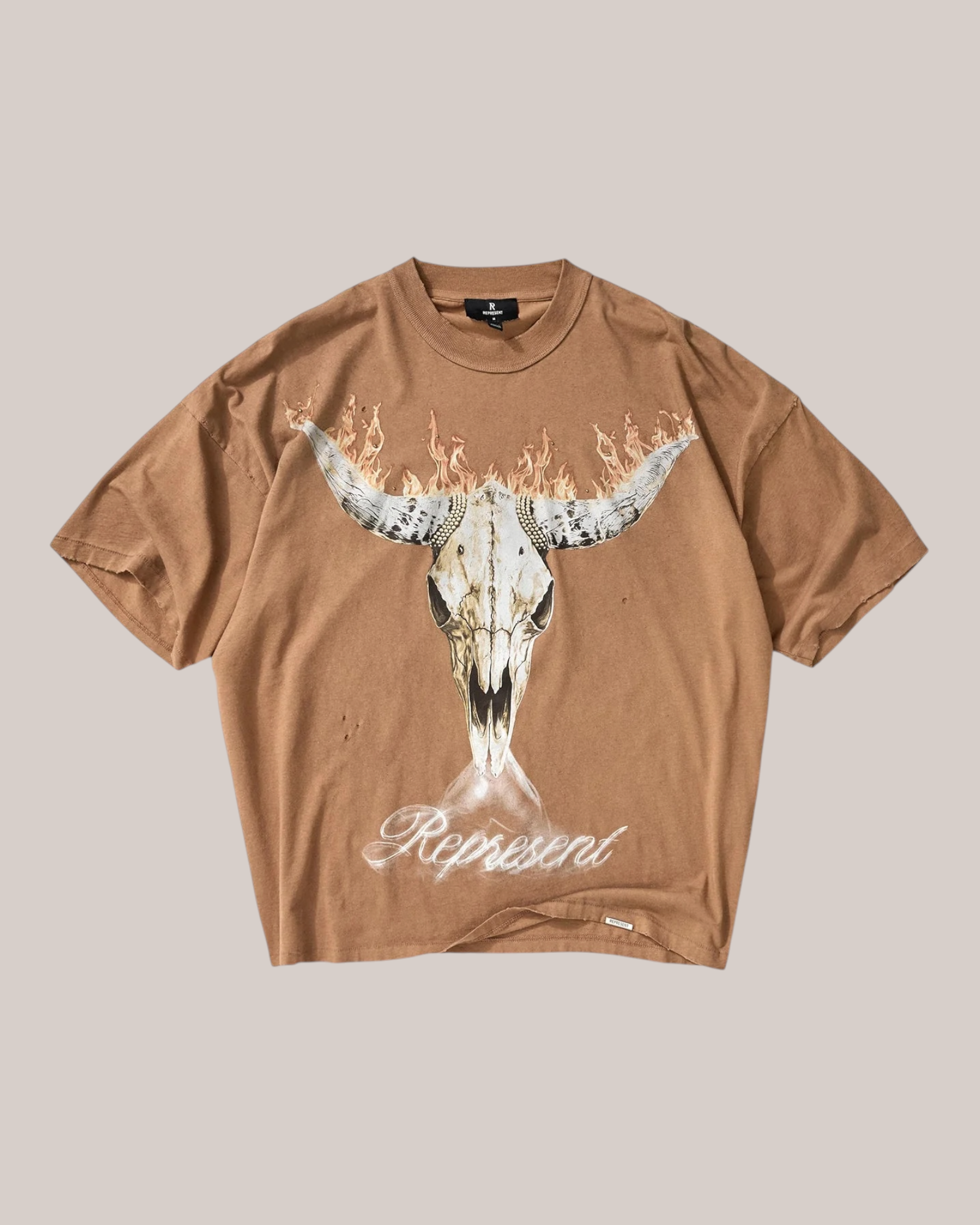 T-Shirt British Cowboy Dusty Brown MLM100592-16 Represent