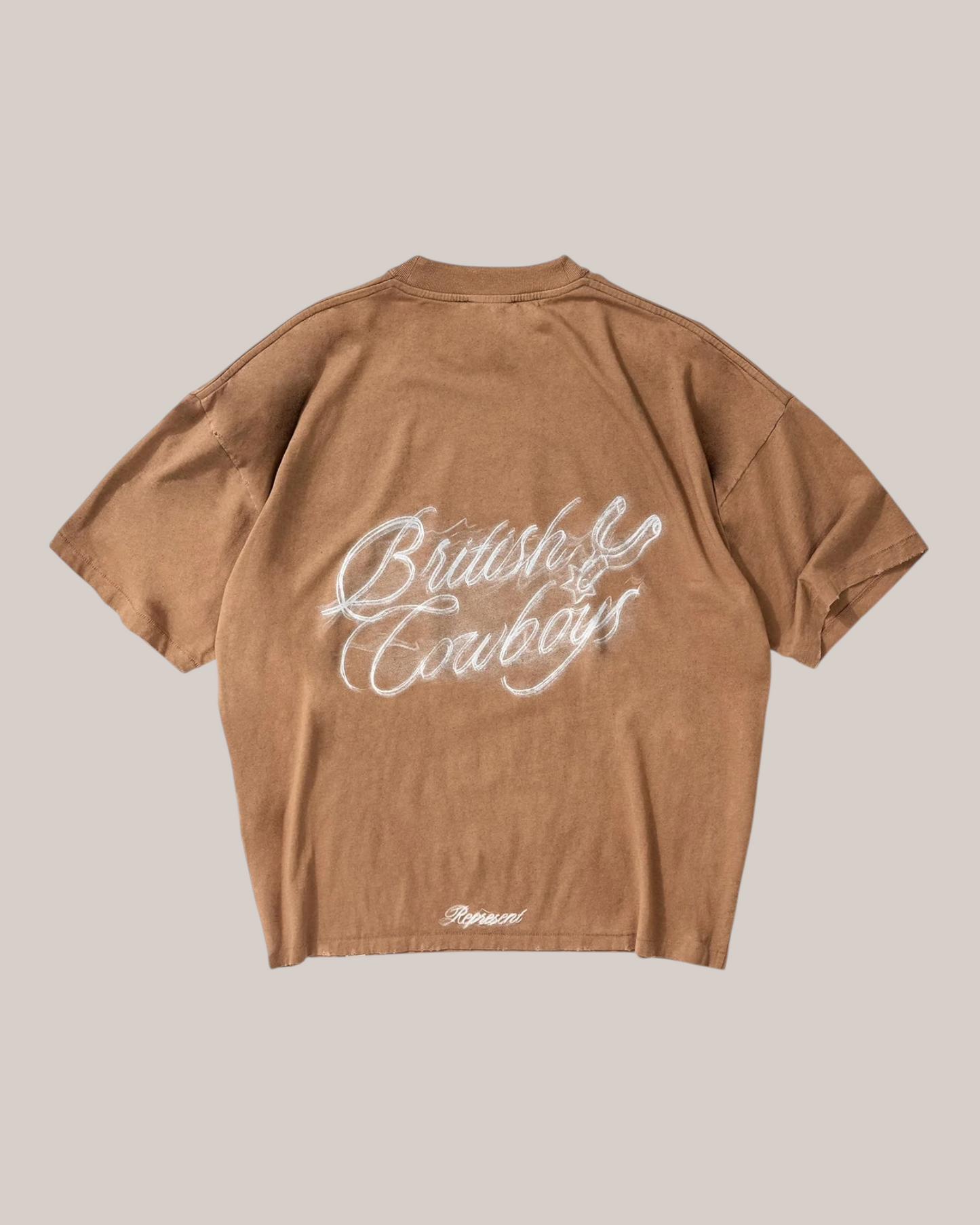 T-Shirt British Cowboy Dusty Brown MLM100592-16 Represent
