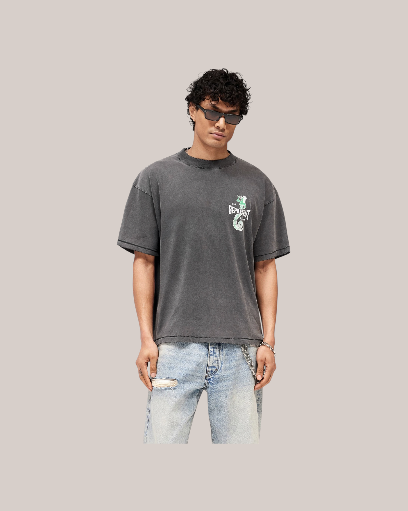T-Shirt X Viper Room Dice Vintage Grey