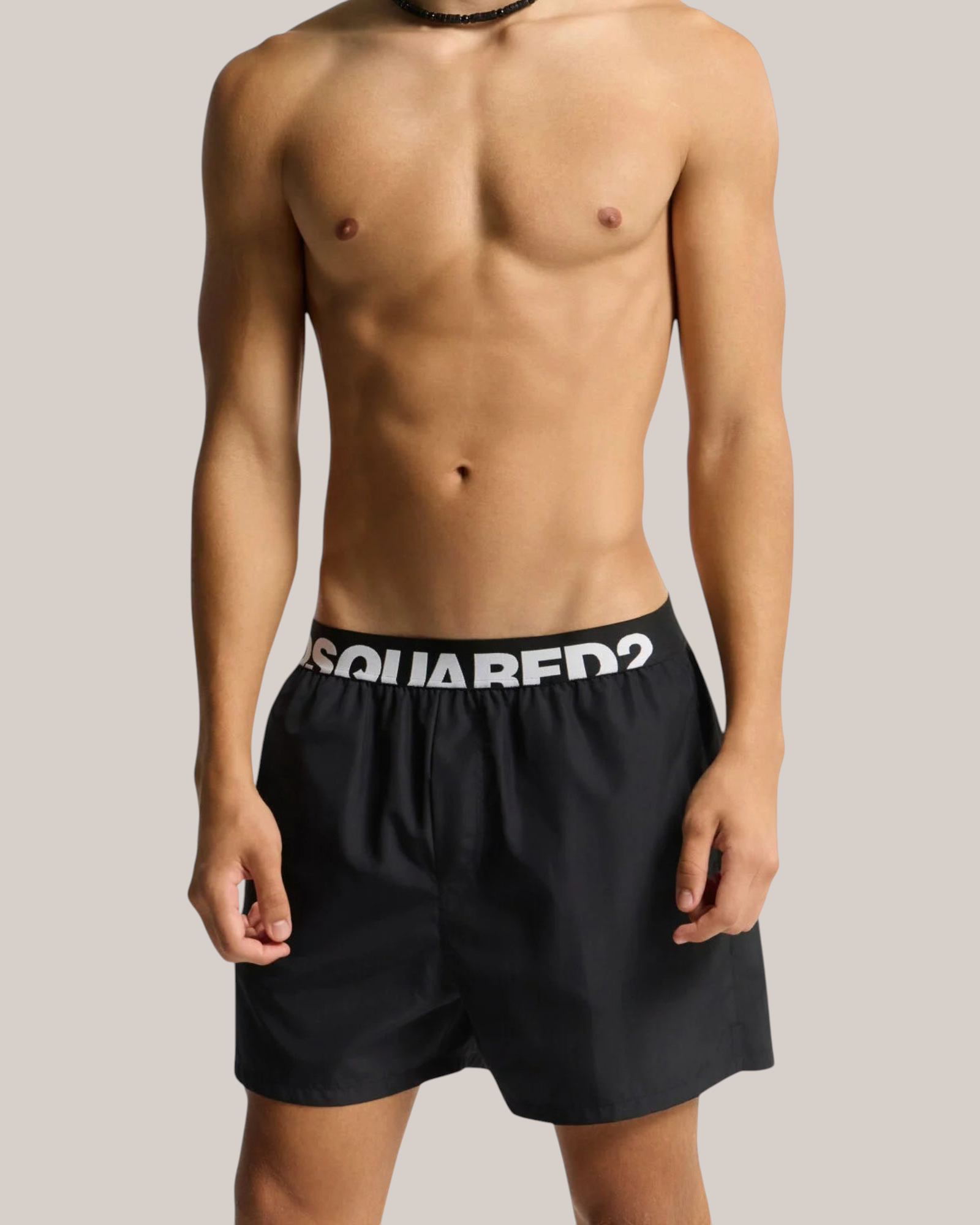 Costume Da Bagno Nero D7B626560-010 Dsquared2