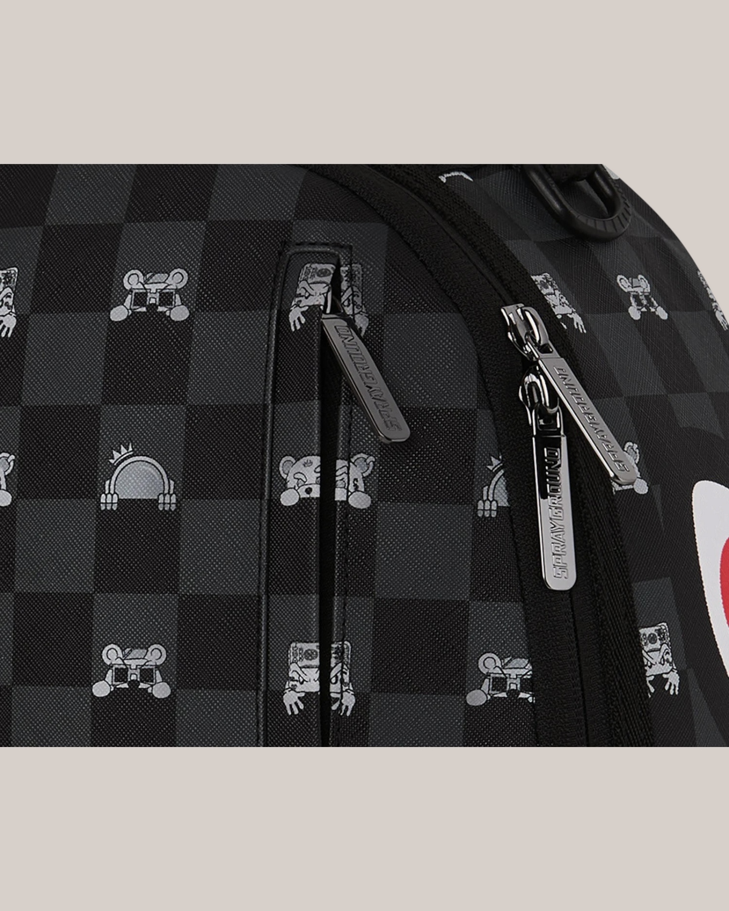 Zaino Gray Peeking Character Check Dlxsv 910B8872NSZ Sprayground