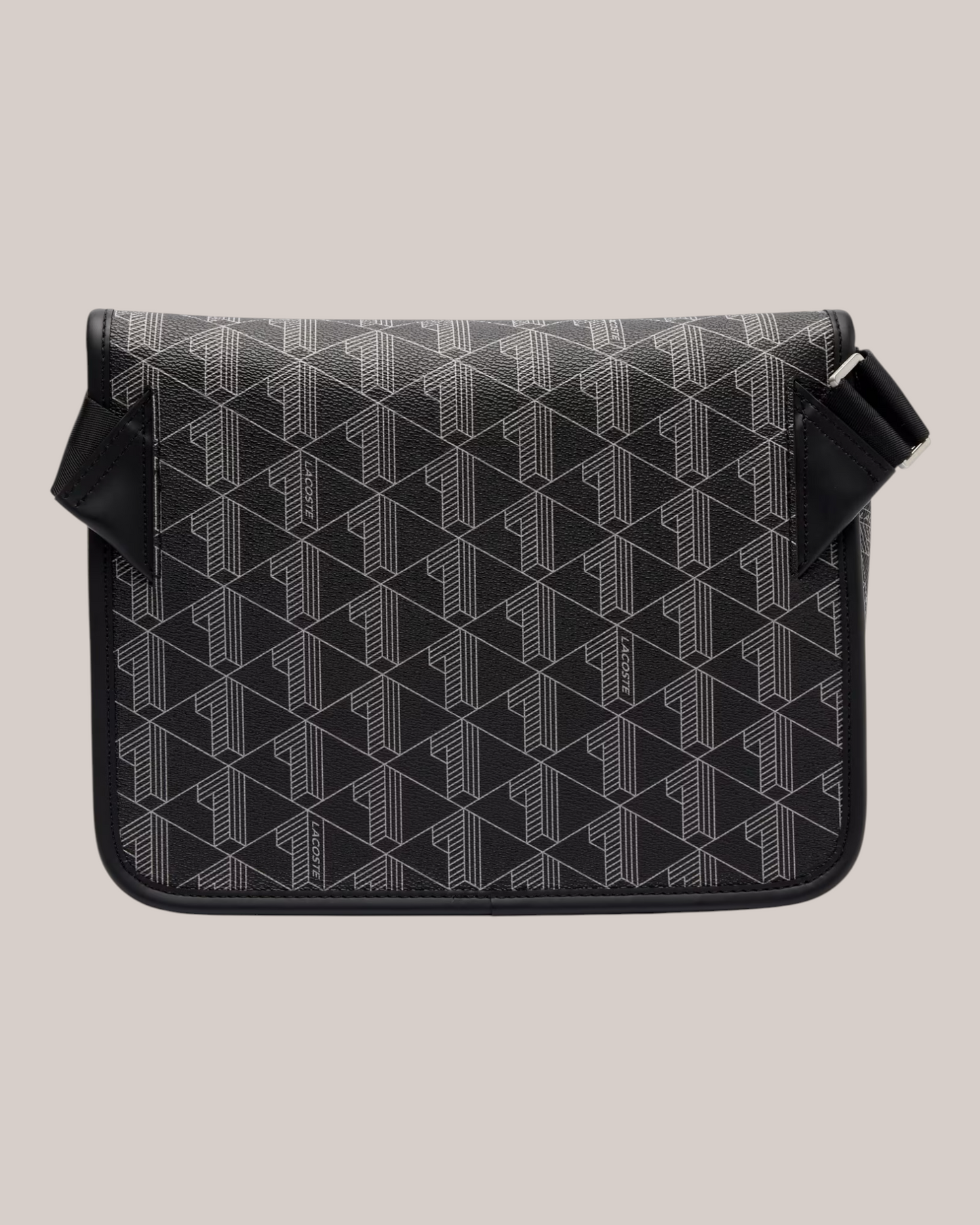 Borsa Grande Con Patta The Blend Monogram Noir NH4411LX Lacoste