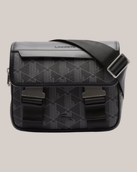 Borsa A Tracolla Con Patta e Clip The Blend Monogram Noir NH3787LX Lacoste