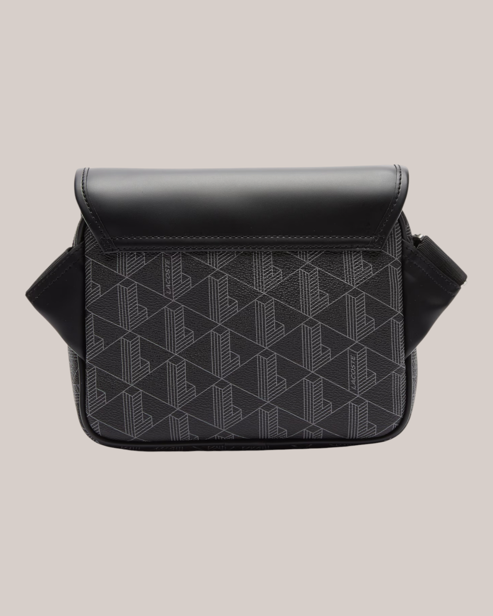 Borsa A Tracolla Con Patta e Clip The Blend Monogram Noir NH3787LX Lacoste