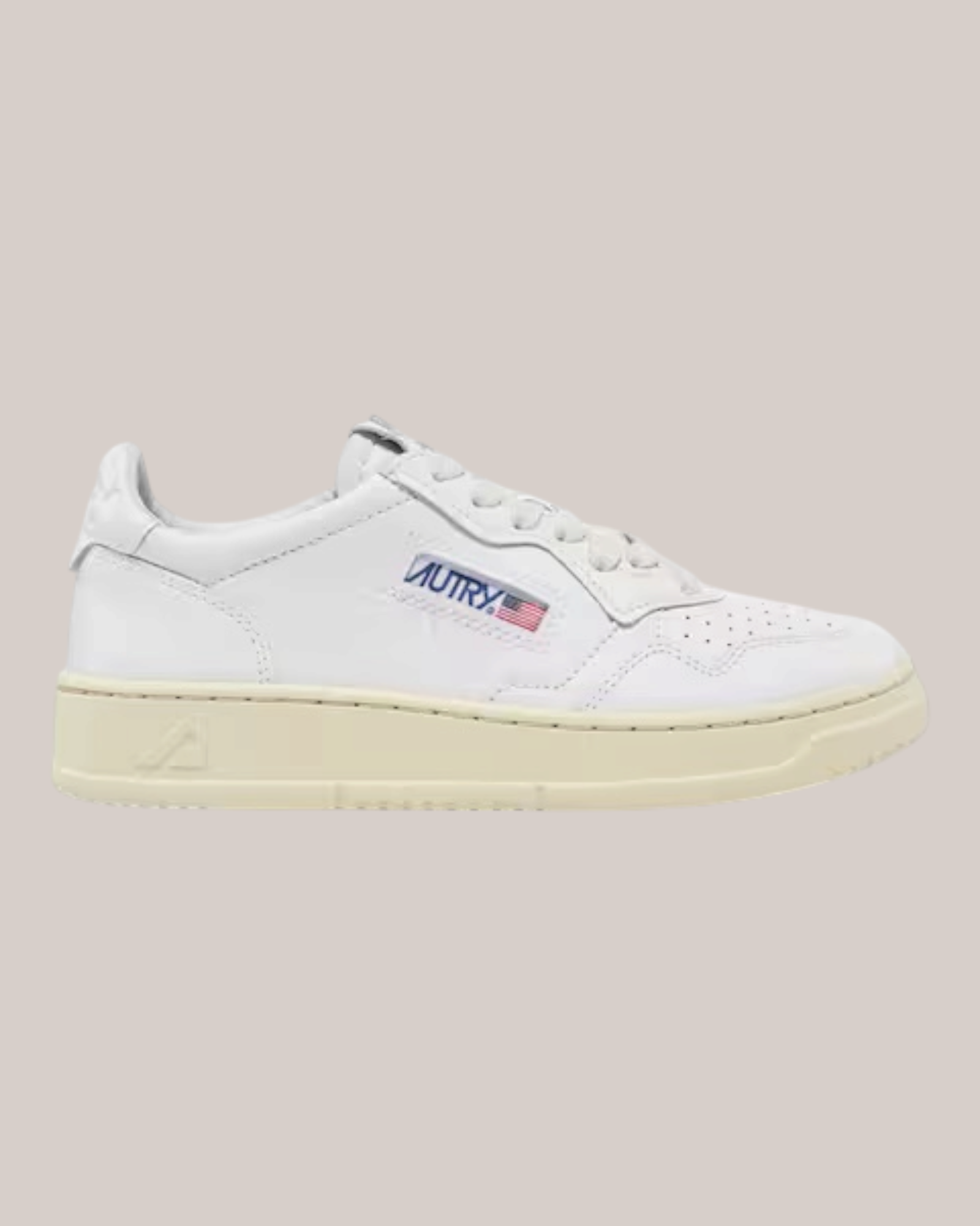 Sneakers In Pelle Medalist Low AULM-LL15 Bianca Autry