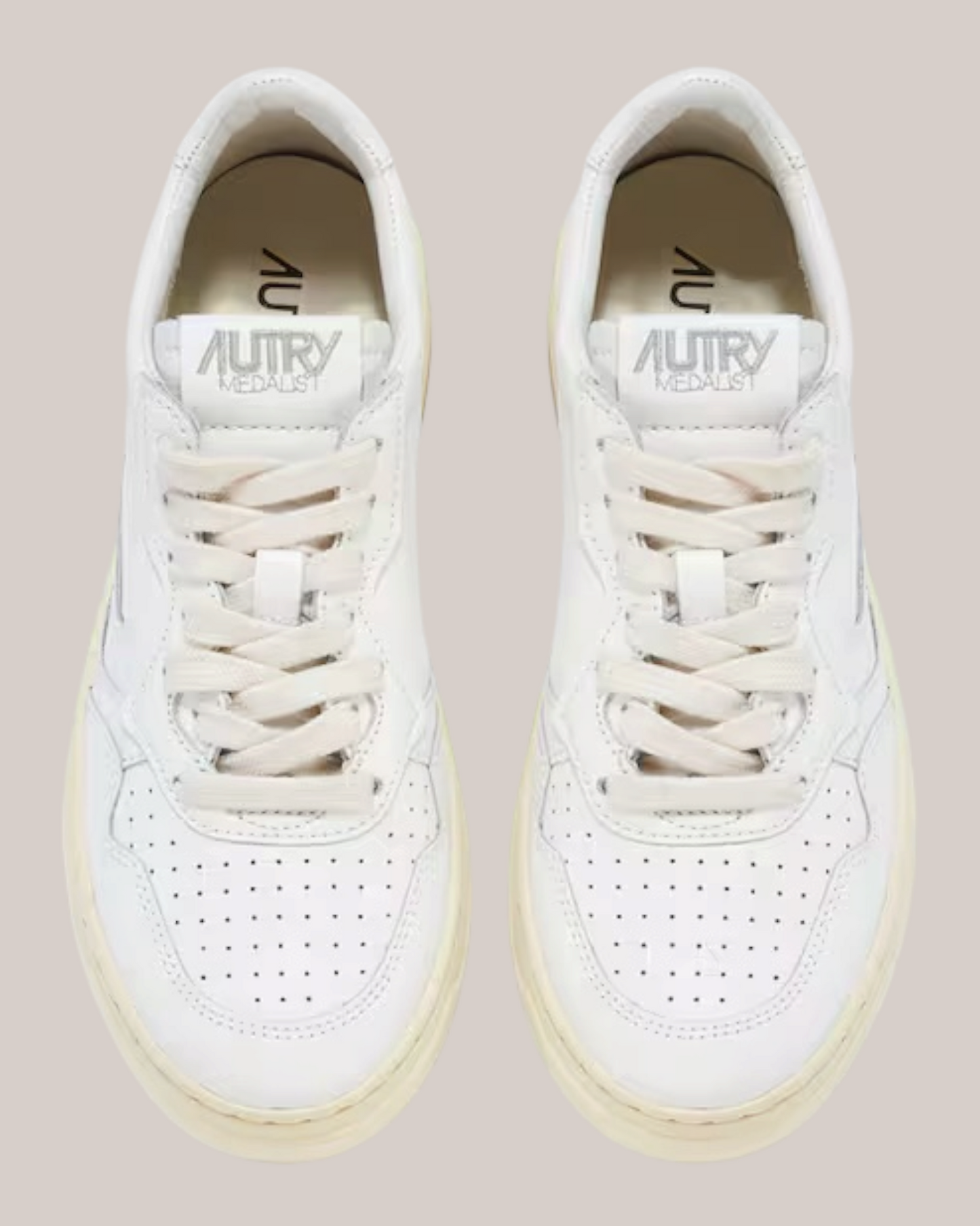 Sneakers In Pelle Medalist Low AULM-LL15 Bianca Autry