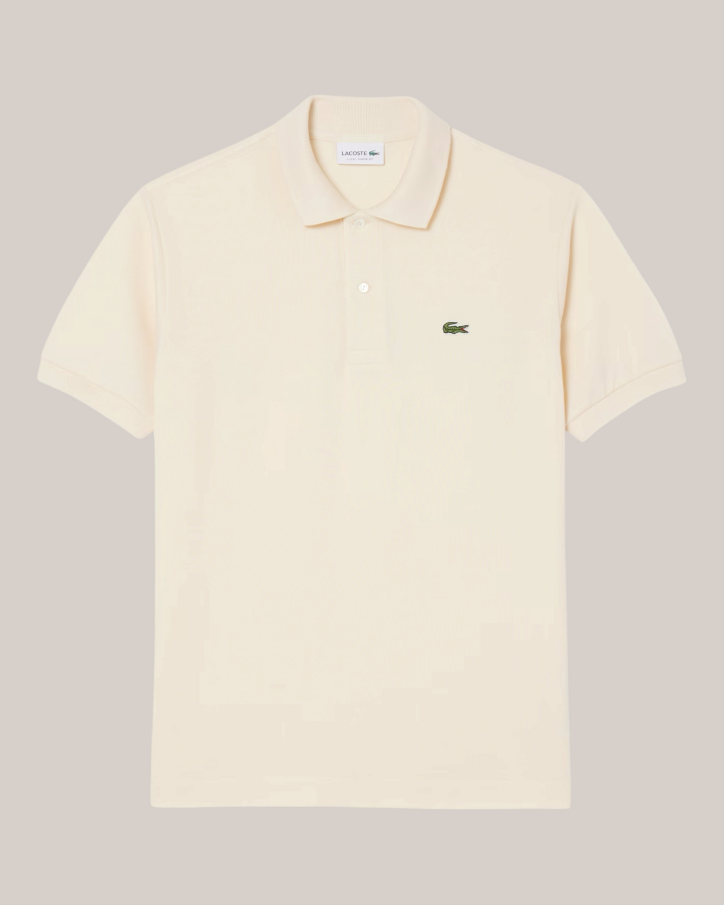Polo Classic Fit Beige In Piquet L1212-00-056 Lacoste