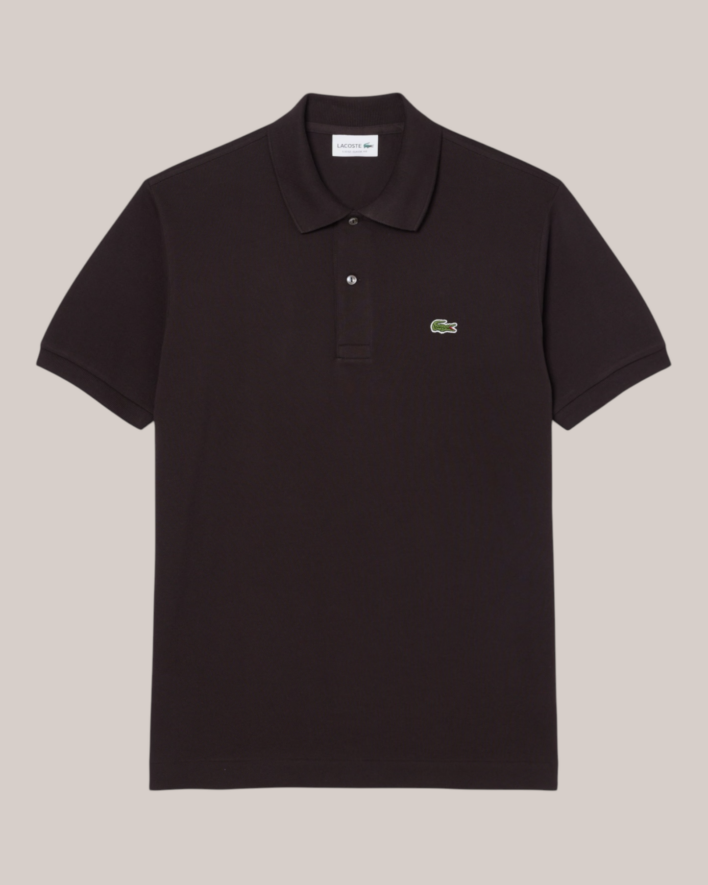 Polo Classic Fit Marrone In Piquet L1212-00-3LA Lacoste