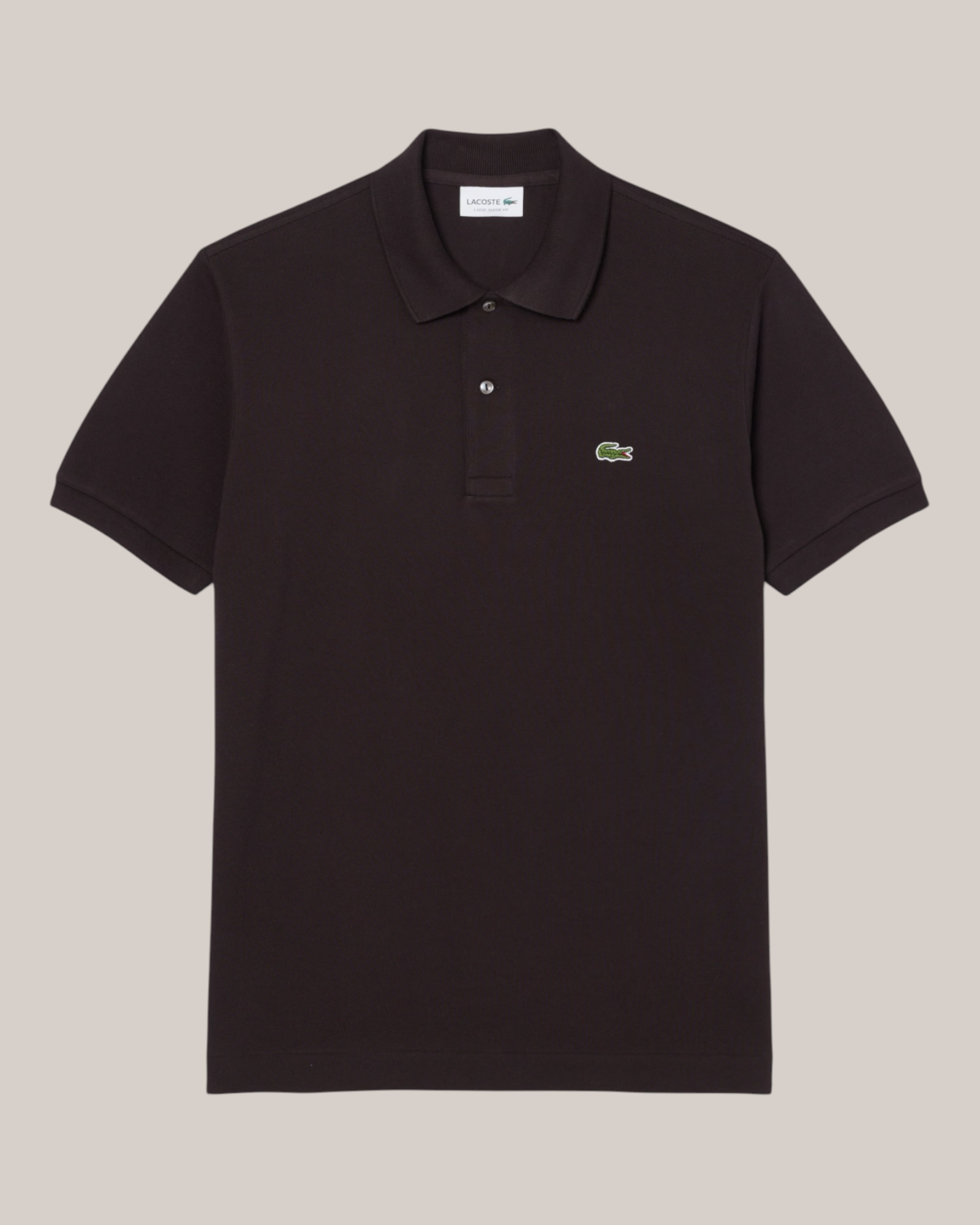 Polo Classic Fit Marrone In Piquet L1212-00-3LA Lacoste