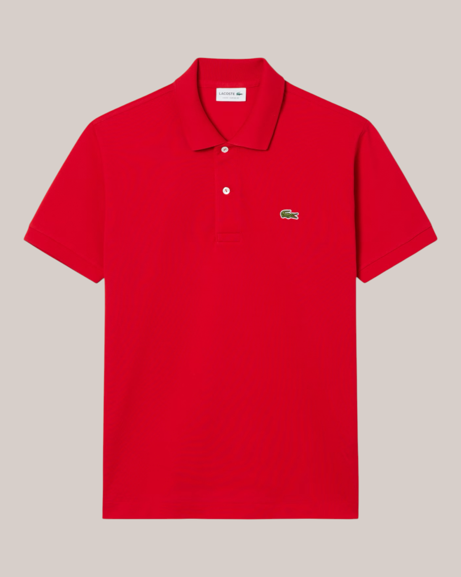 Polo Classic Fit Rossa In Piquet L1212-00-240 Lacoste
