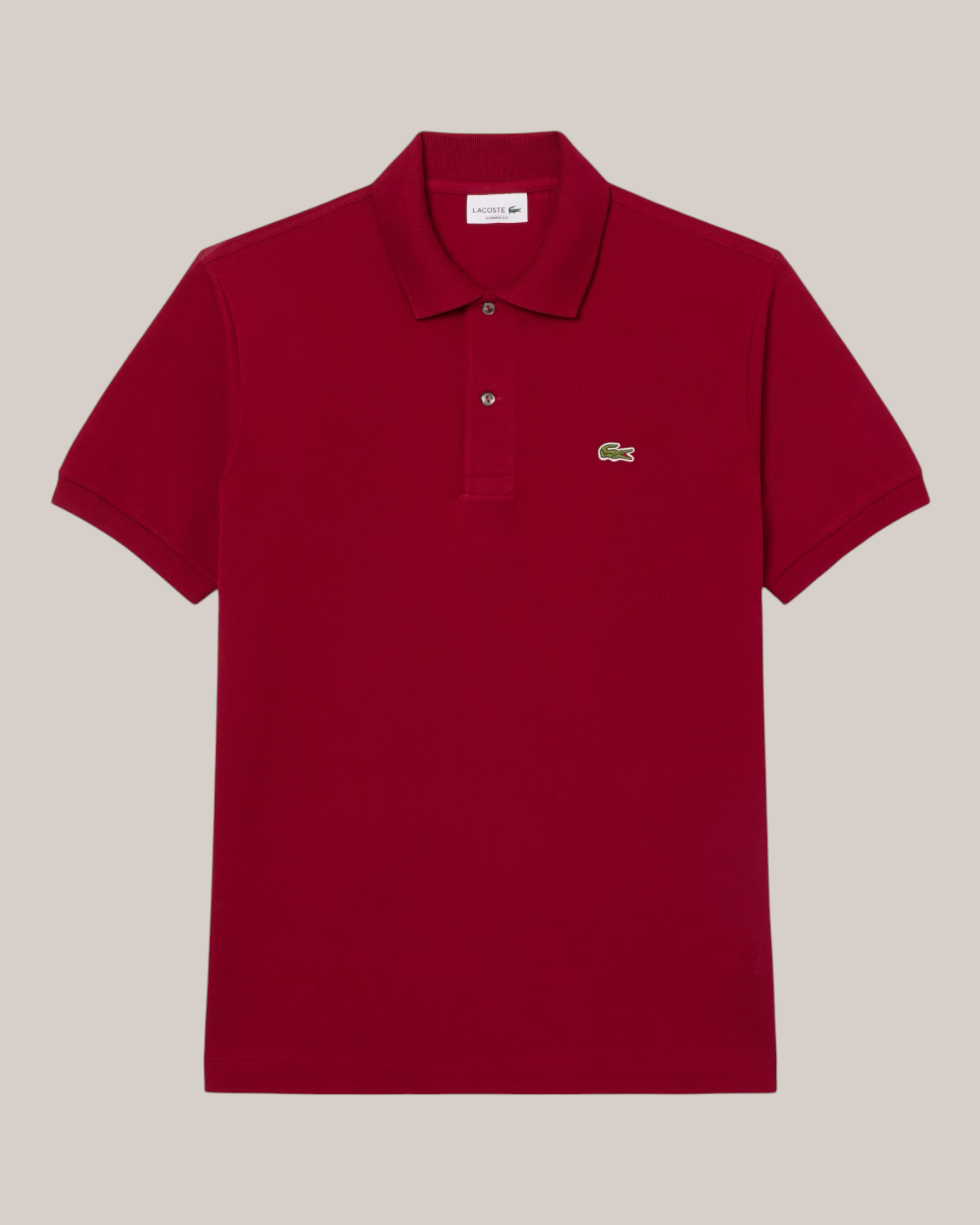 Polo Classic Fit Bordeaux In Piquet L1212-00-476 Lacoste