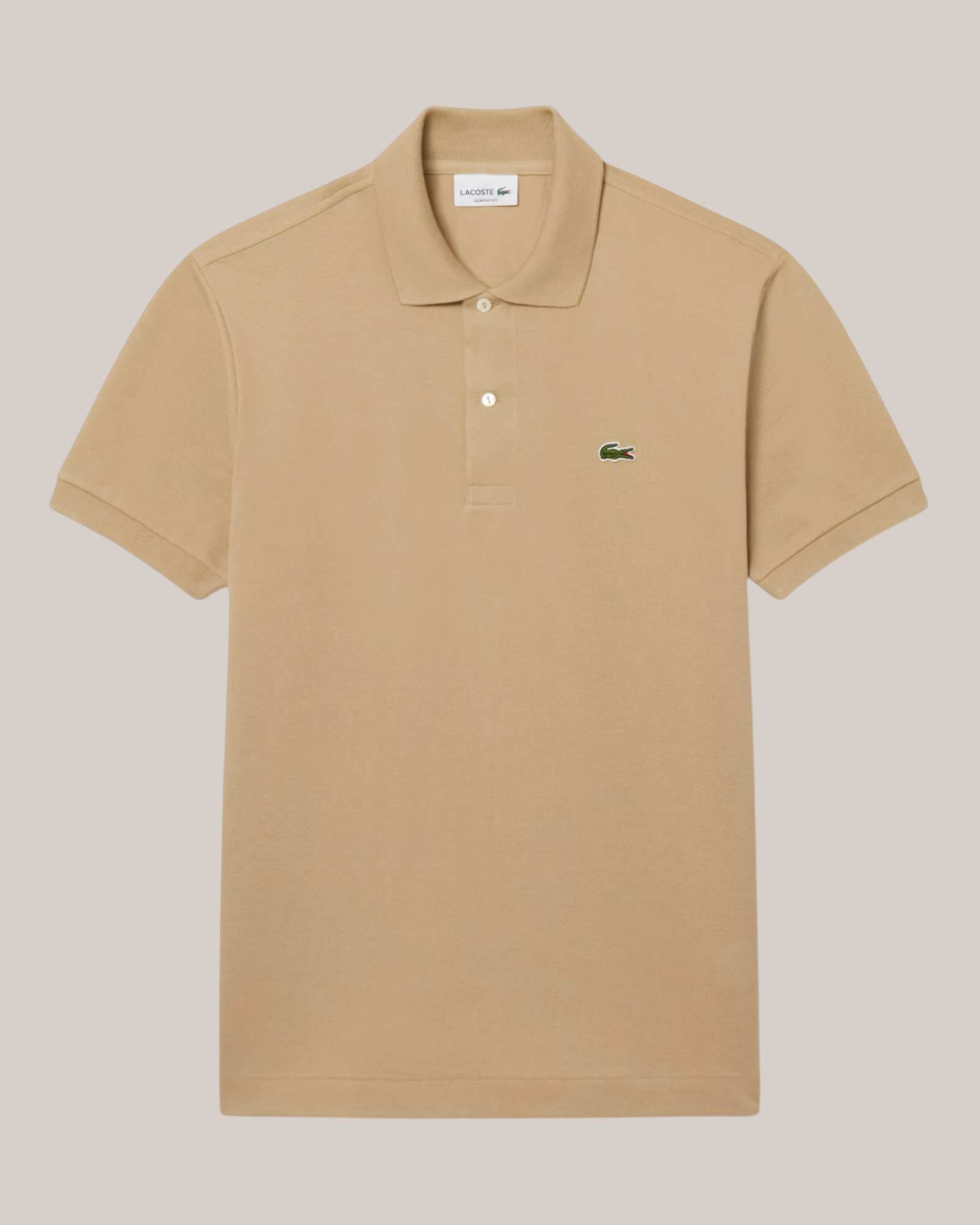 Polo Classic Fit Beige In Piquet L1212-00-02S Lacoste