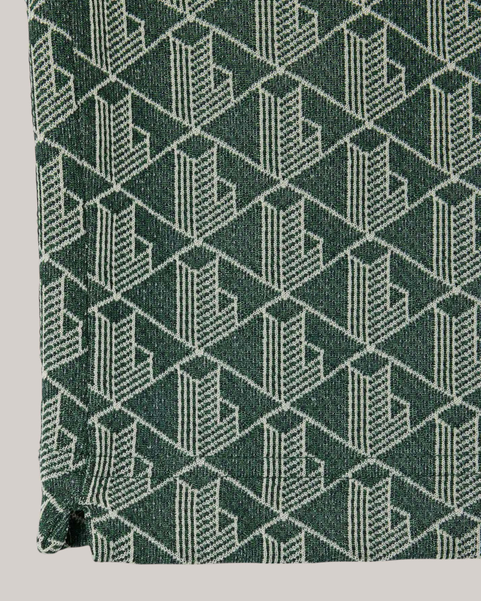 Polo Classic Fit Monogram in Jacquard Verde DH1417-00-D1R Lacoste