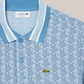 Polo Classic Fit Monogram in Jacquard Blue DH1417-00-1QI Lacoste