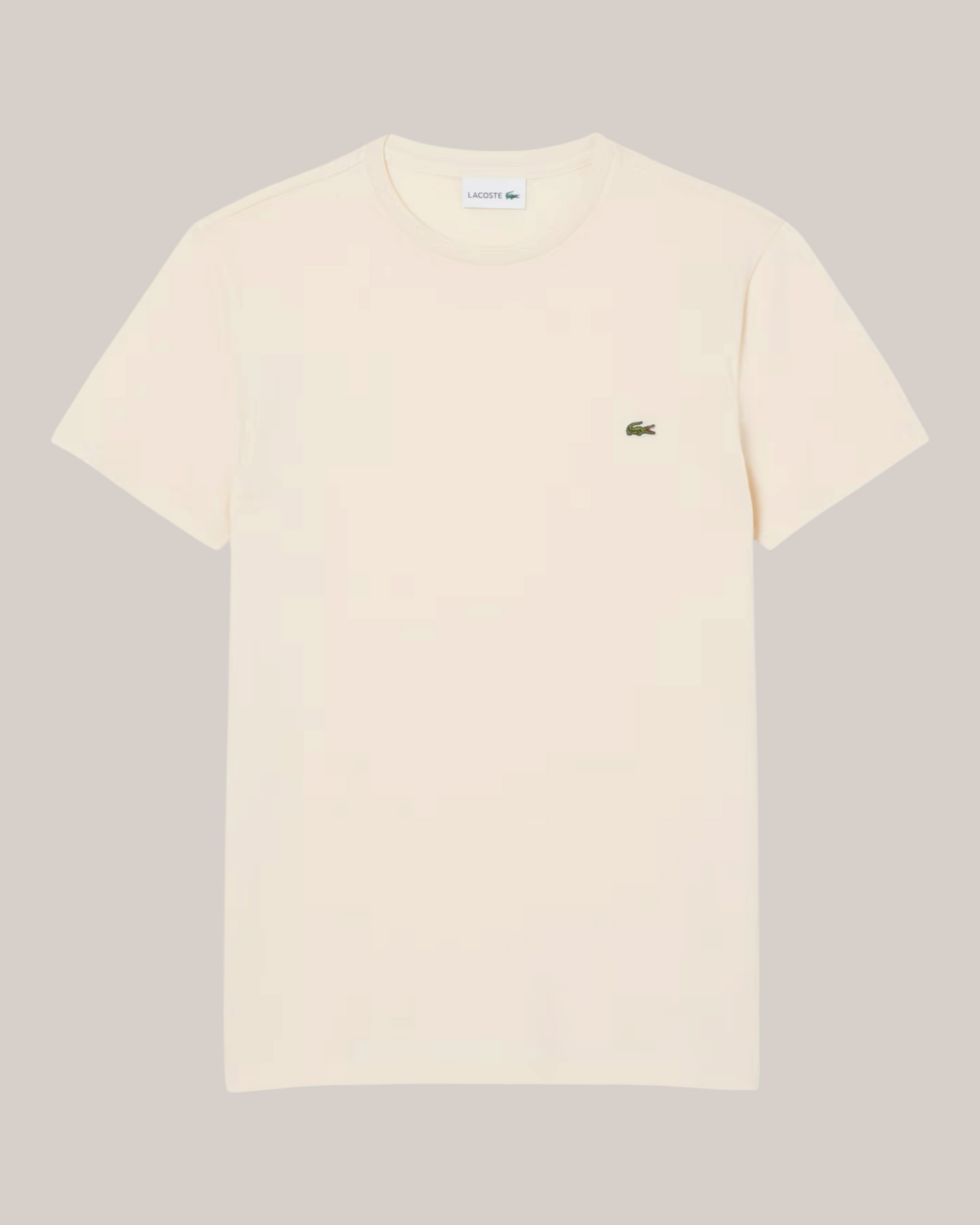 T-Shirt Regular Fit Pima Cotton Beige TH6709-00-056 Lacoste