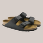 Sandali Arizona Unisex Narrow Fit Birko-Flor Nero 0051793 Birkenstock