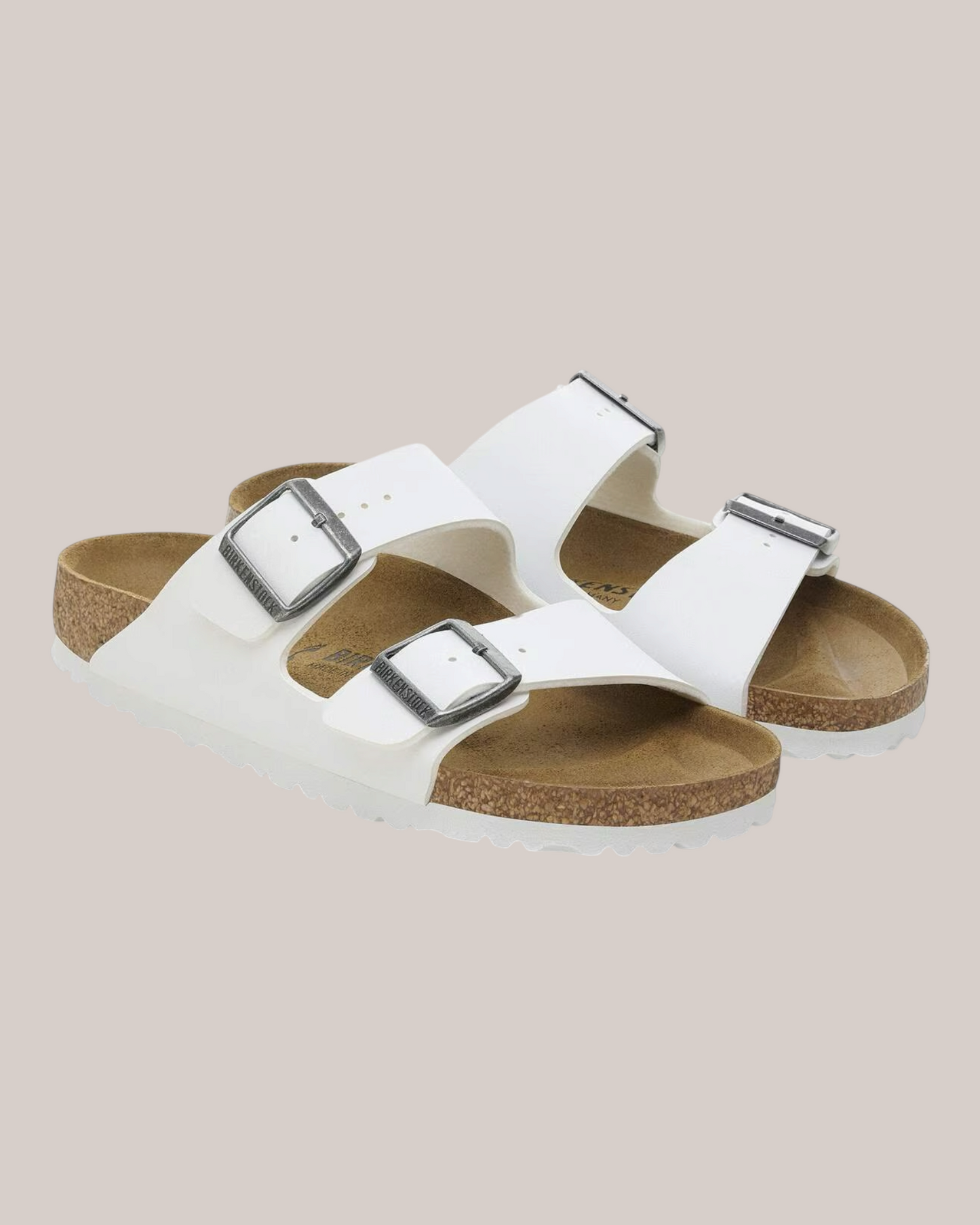 Sandali Arizona Donna Narrow Fit Birko-Flor Bianco 0552683 Birkenstock