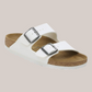 Sandali Arizona Donna Narrow Fit Birko-Flor Bianco 0552683 Birkenstock
