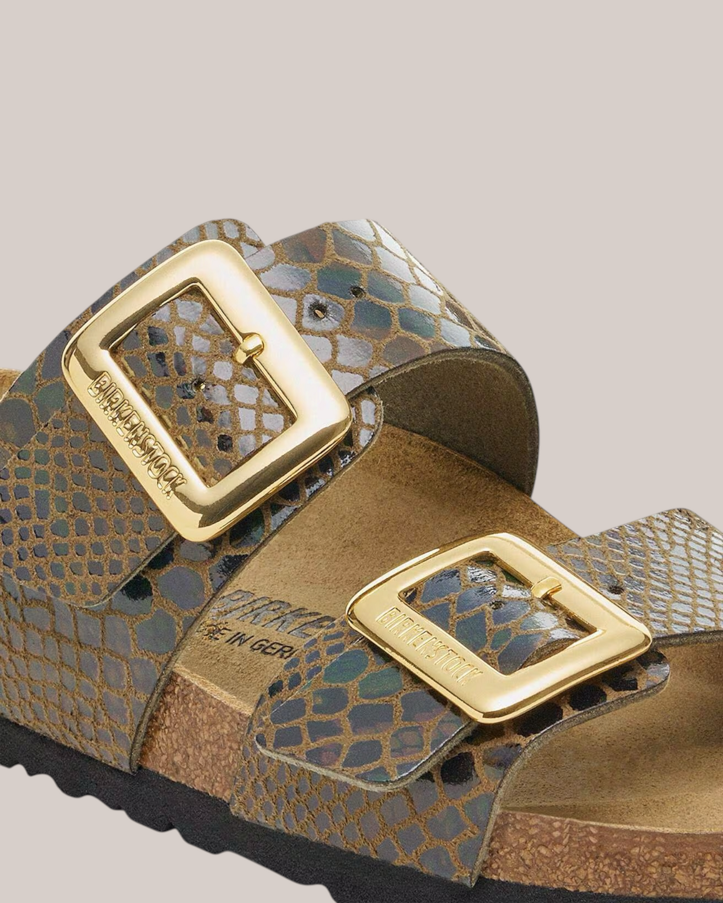 Sandali Sydney Donna Narrow Fit Shiny Snake Sage 1030888 Birkenstock