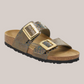 Sandali Sydney Donna Narrow Fit Shiny Snake Sage 1030888 Birkenstock