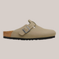 Sandali Boston Tex Nubuck Uomo Faded Khaki Syn 2.0 1033154 Birkenstock