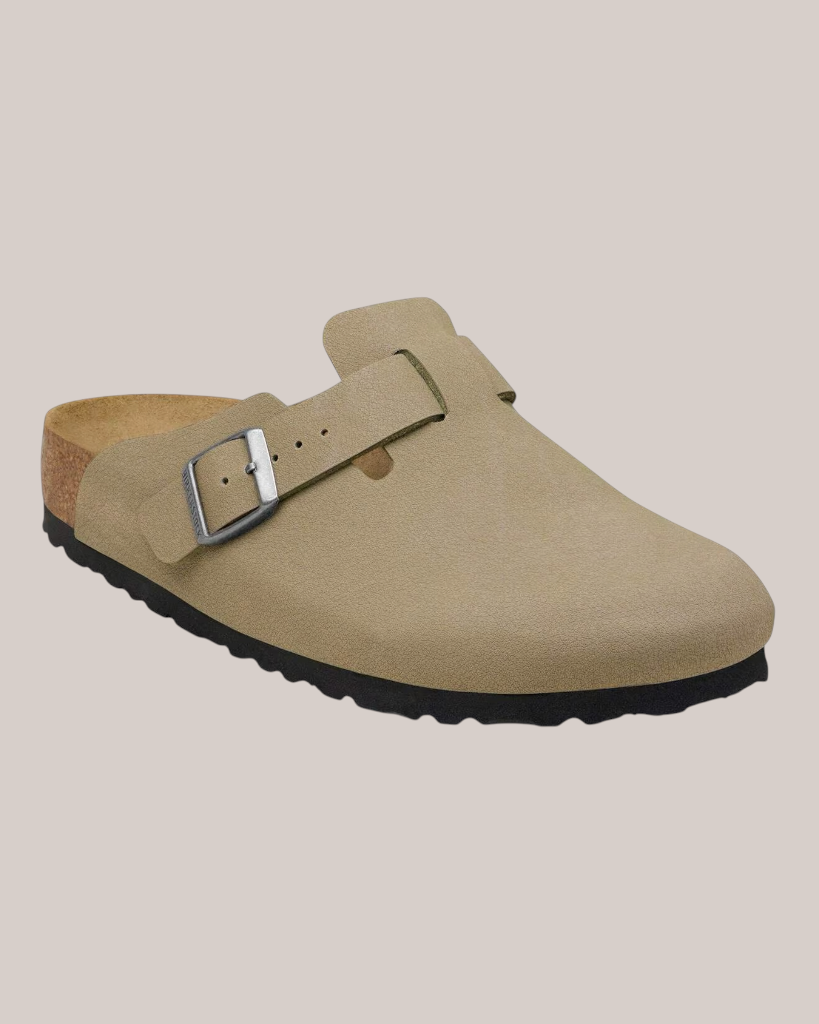Sandali Boston Tex Nubuck Uomo Faded Khaki Syn 2.0 1033154 Birkenstock