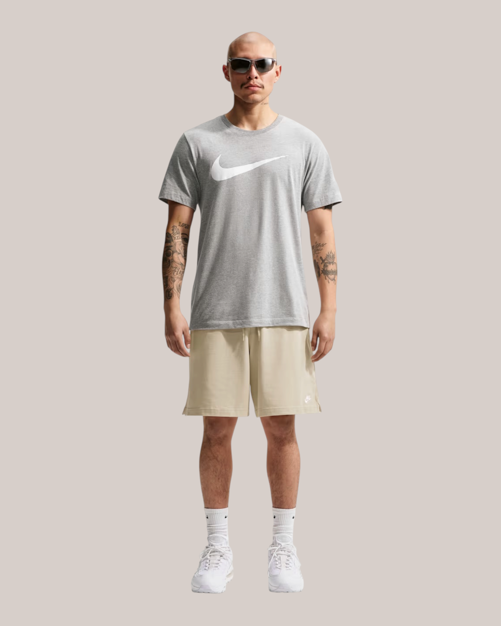 Short Garzato In French Terry Club Sportswear Light Khaki FQ4359-229 Nike