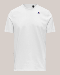 T-Shirt Slim Fit Leonide Blu Bianco K7142 001 K-Way