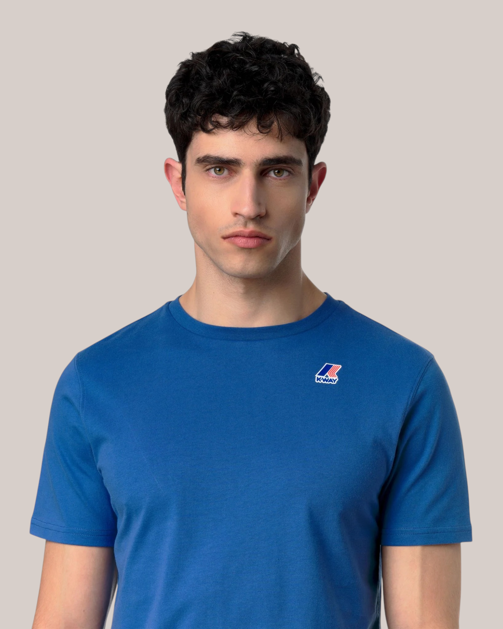 T-Shirt Slim Fit Leonide Blu Royal Marine K7142 063 K-Way