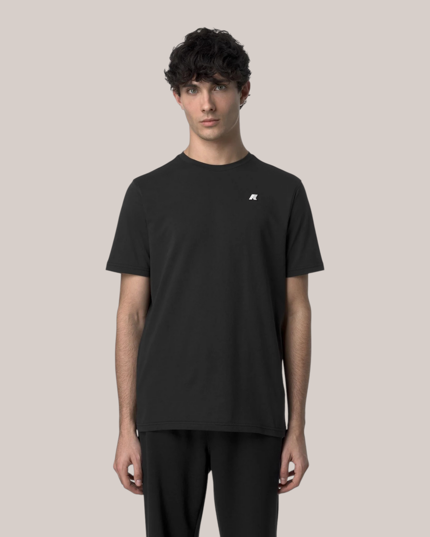 T-Shirt in Jersey Slim Fit Odom Nero K7125UW USY K-Way