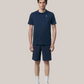 T-Shirt in Jersey Slim Fit Odom Blue Insignia K7125UW B67 K-Way