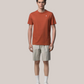 T-Shirt in Jersey Slim Fit Odom Orange Brownish K7125UW 896 K-Way