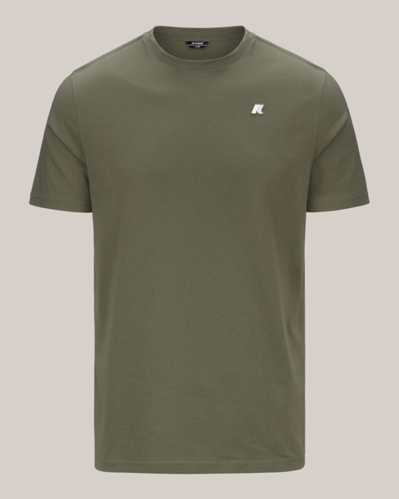T-Shirt in Jersey Slim Fit Odom Green Lichen K7125UW V15 K-Way