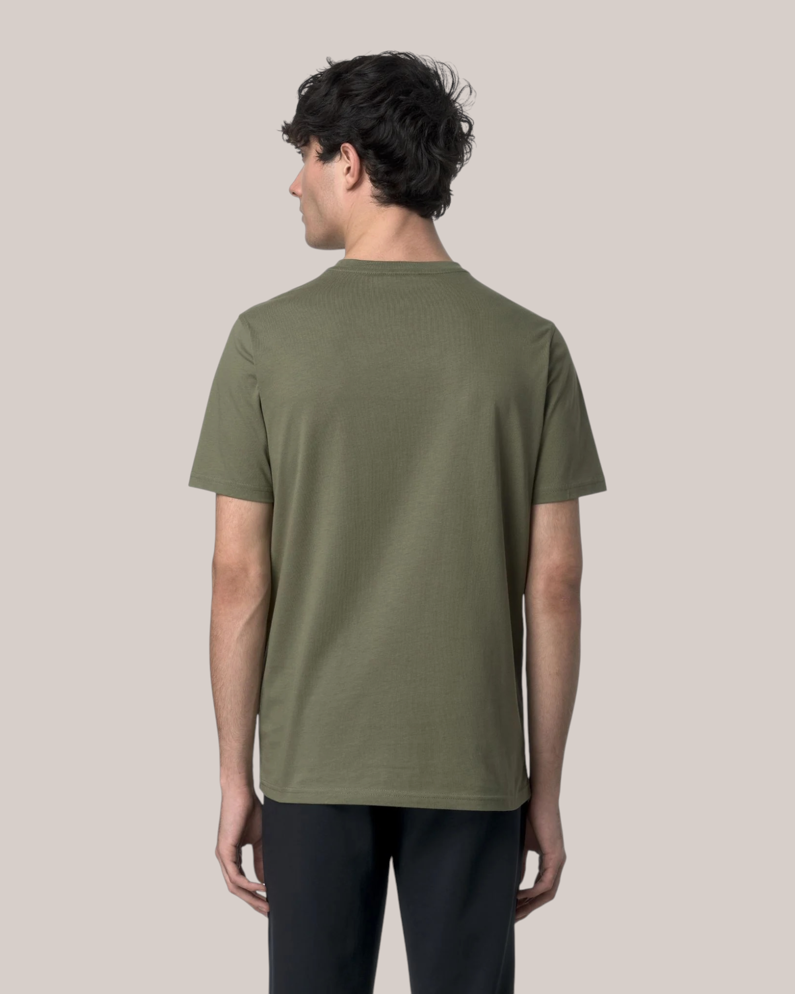 T-Shirt in Jersey Slim Fit Odom Green Lichen K7125UW V15 K-Way