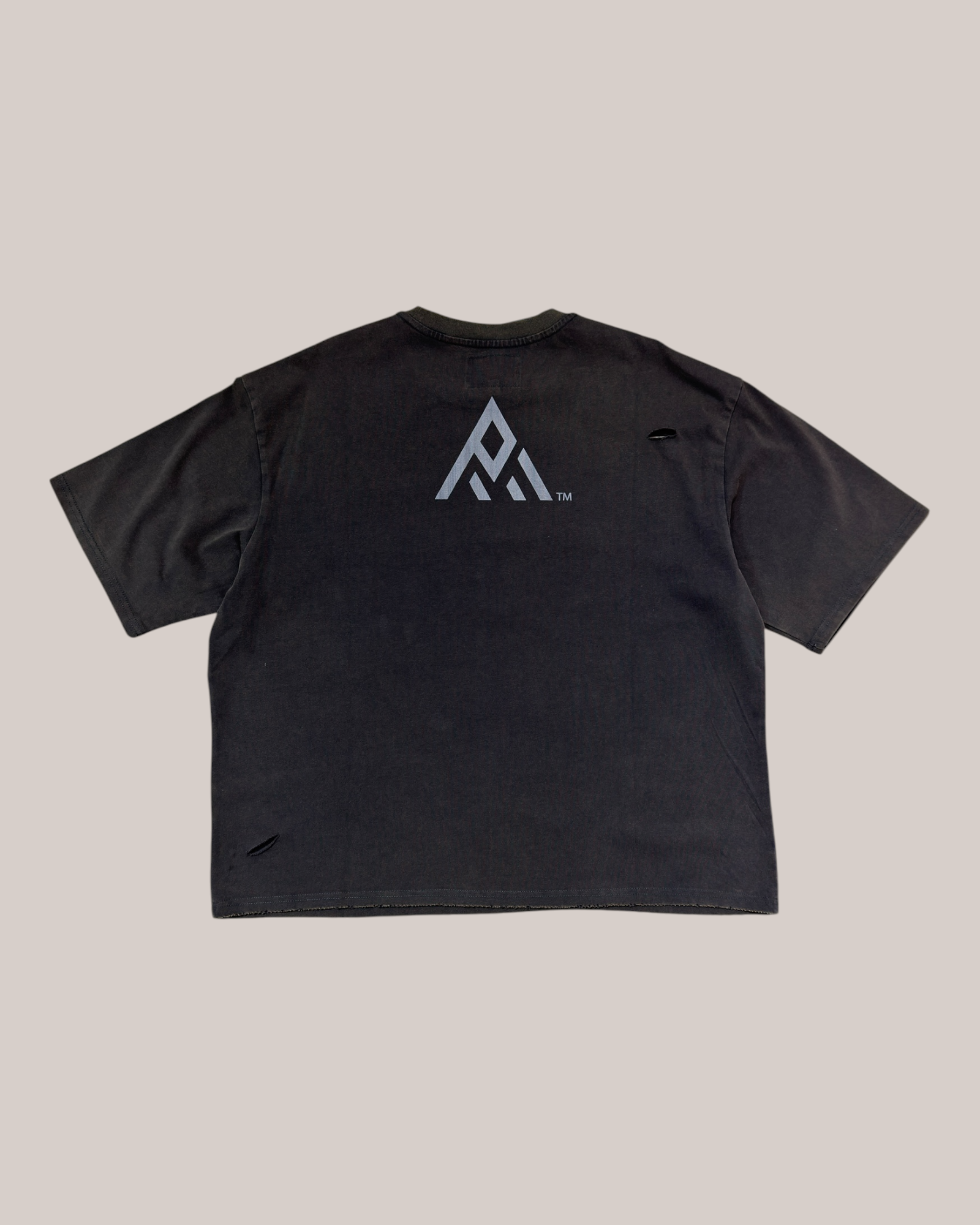 T-Shirt Boxy Fit Love Letter Tee Brownish-Grey BH3551 Paper Money
