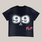 T-Shirt Boxy Fit Stack & Repeat Tee Nera BH3421 Paper Money