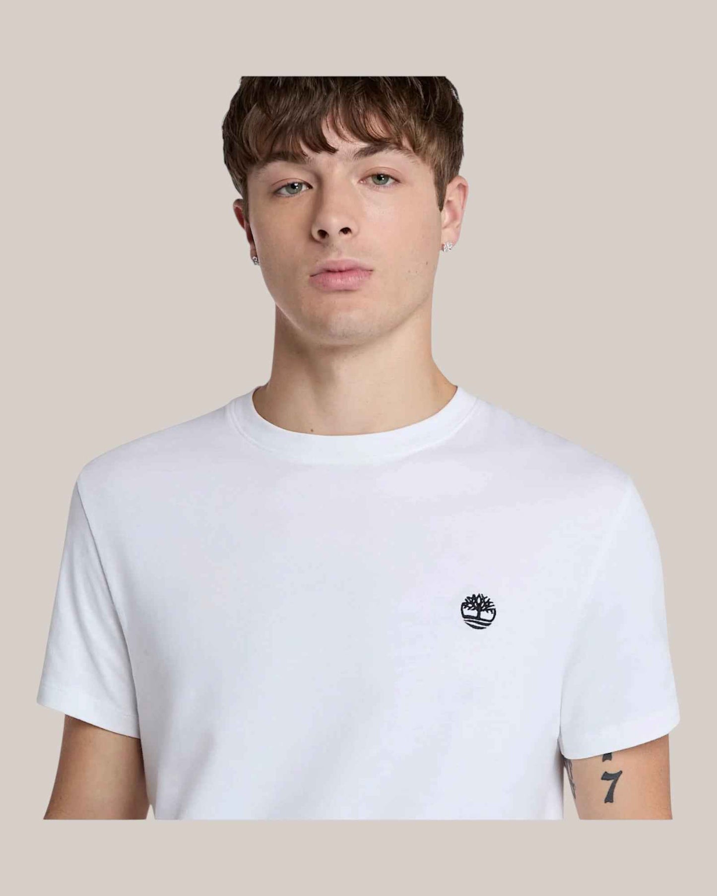 T-Shirt Slim Fit Dunstan River Bianco TB0A2BPR 100 Timberland