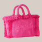 Borse Colette Terry Effetto Spugna Con Rilievo Fucsia COL011 02550L MC2 Saint Barth
