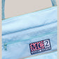 Borsa Vanity Large Regular In Tessuto Effetto Spugna Celeste VANI012 00414L MC2 Saint Barth
