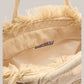 Borsa Vanity Large Regular In Tessuto Effetto Spugna Beige VANI012 02549L MC2 Saint Barth
